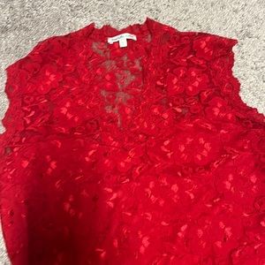 Red dress adjust to ur curves